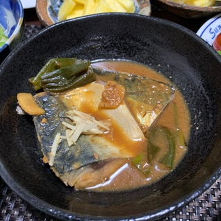 ネギと鯖の味噌煮☆